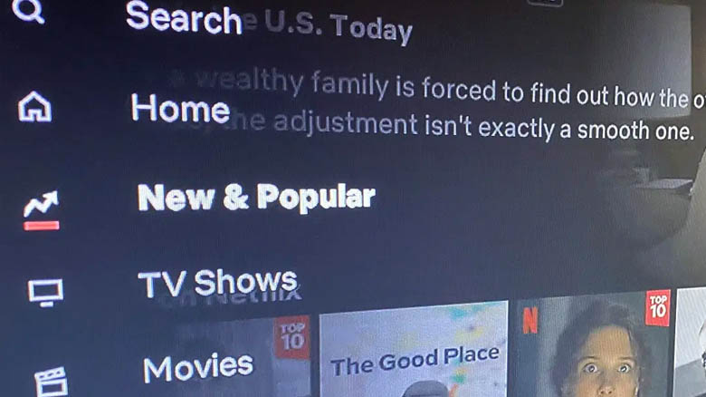 Netflix Popular Tab